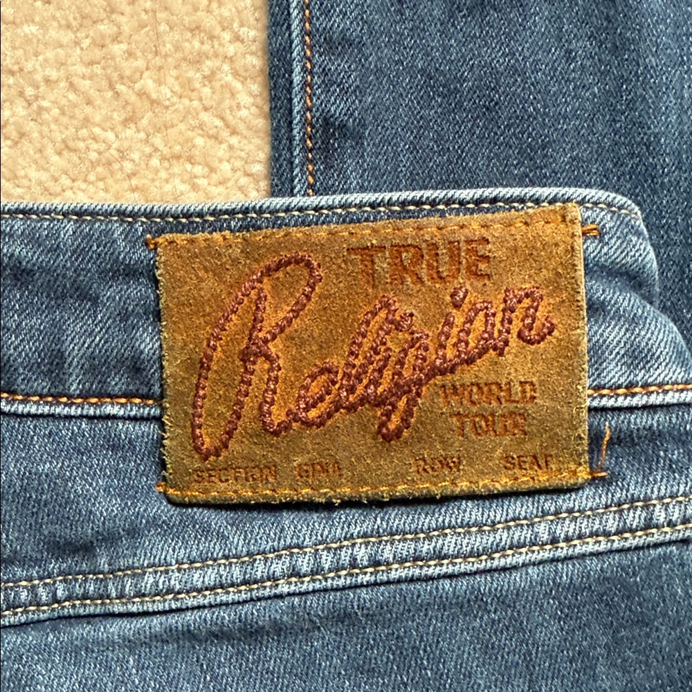 True Religion World Tour Made in Italy Jeans Vintage RARE FIND - Picture 6 of 6